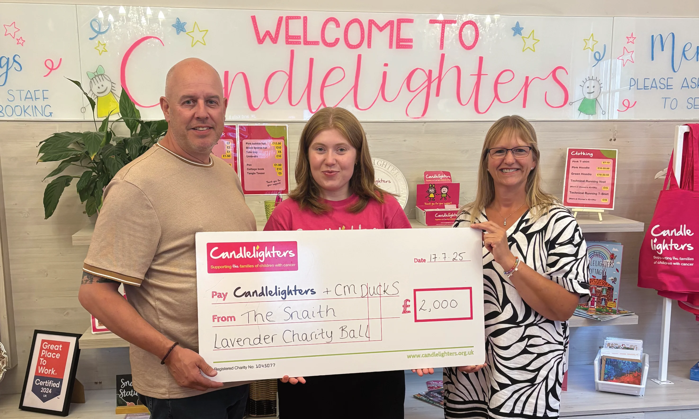 Giving of money to charity